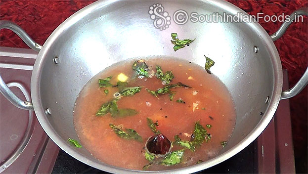 Add tomato water