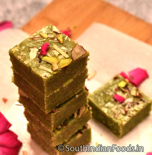 Perfect badam burfi