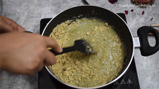 Pista Badam Burfi recipe step 14