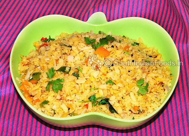 Transfer to a serving bowl, serve hot with pickle or chutney