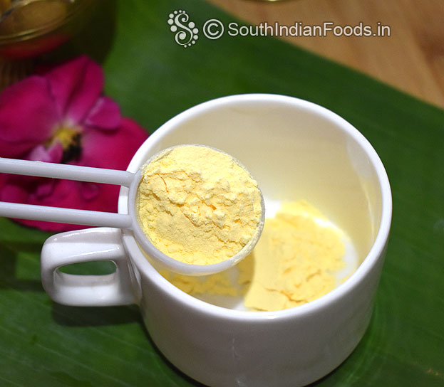 For custard pudding:- Add 3 tbsp custard powder
