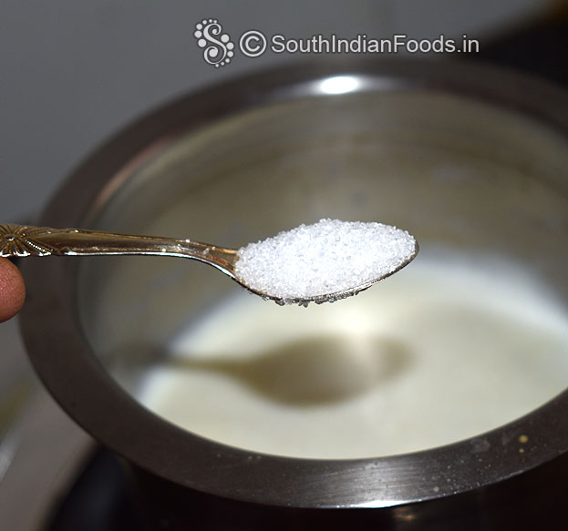Add sugar