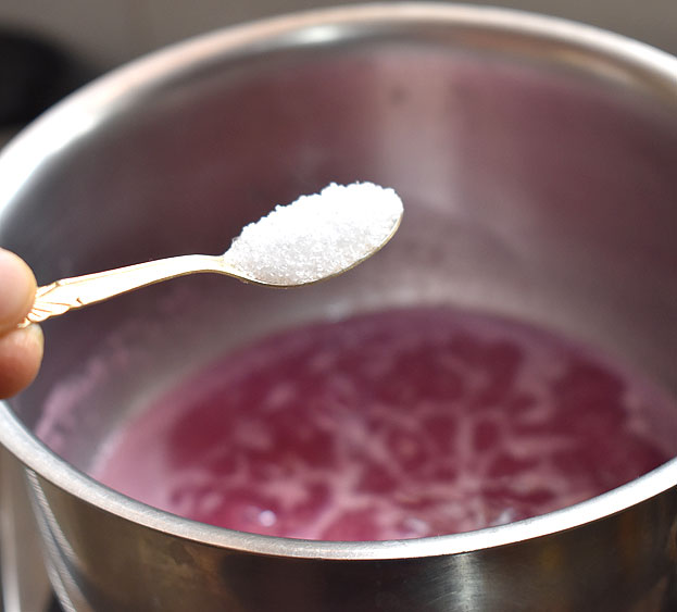 Add sugar