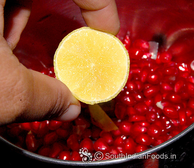 Squeeze without seeds, grind well
