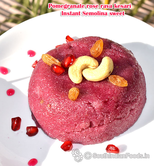Instant semolina kesari
