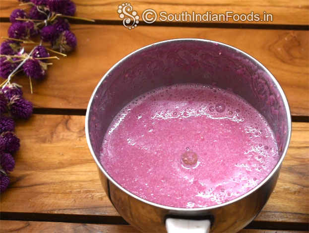 Pomegranate rose rava kesari step 2
