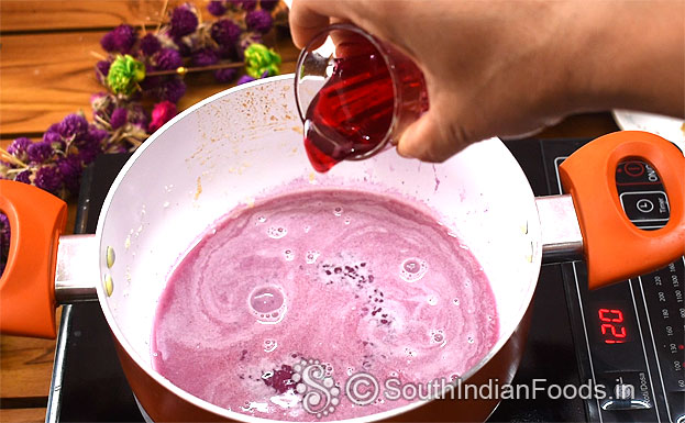 Pomegranate rose rava kesari step 9