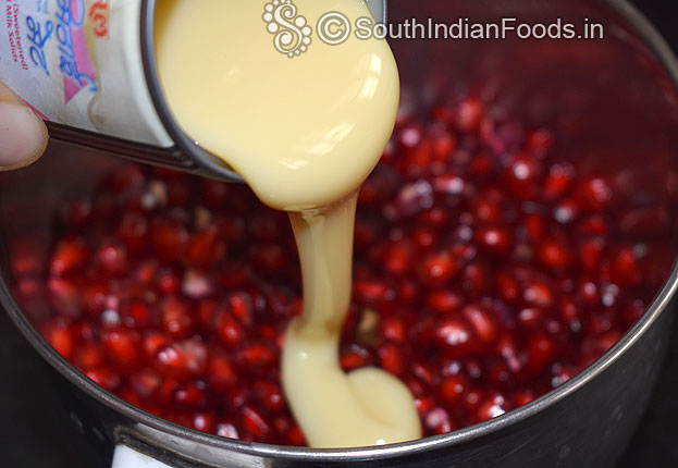 Add sweet condensed milk