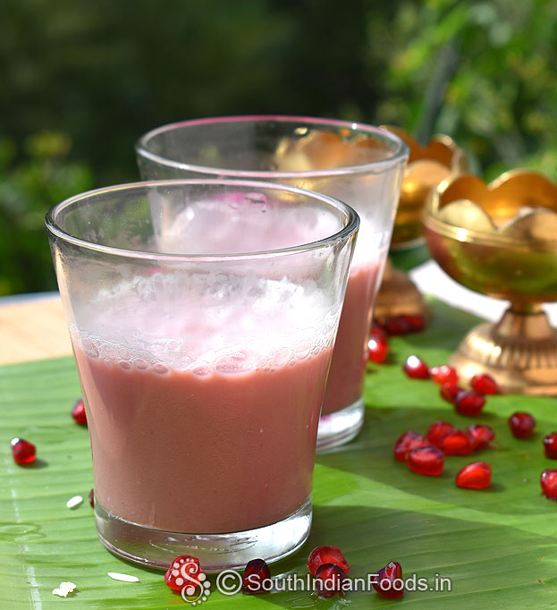 Fresh anar lassi