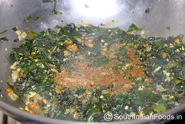 Add Cumin and coriander powder