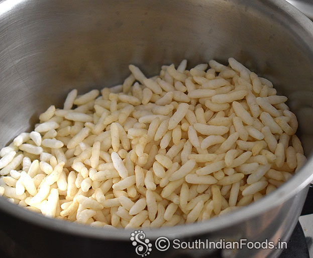 Add Puffed rice 