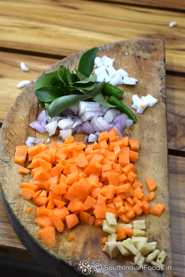 Chop all ingredients finely