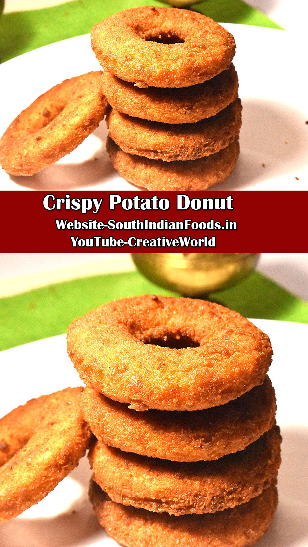 Crispy potato donut