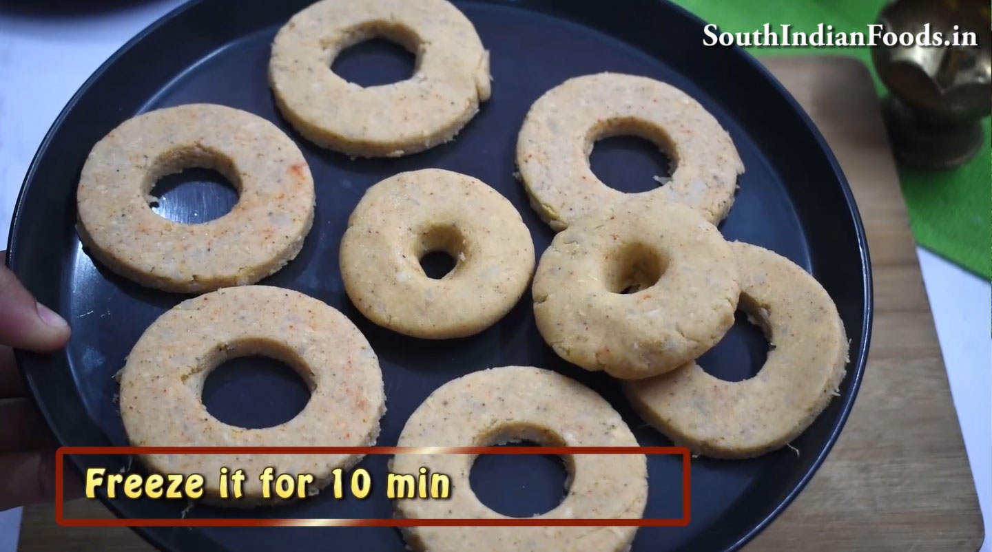 Crispy potato donut