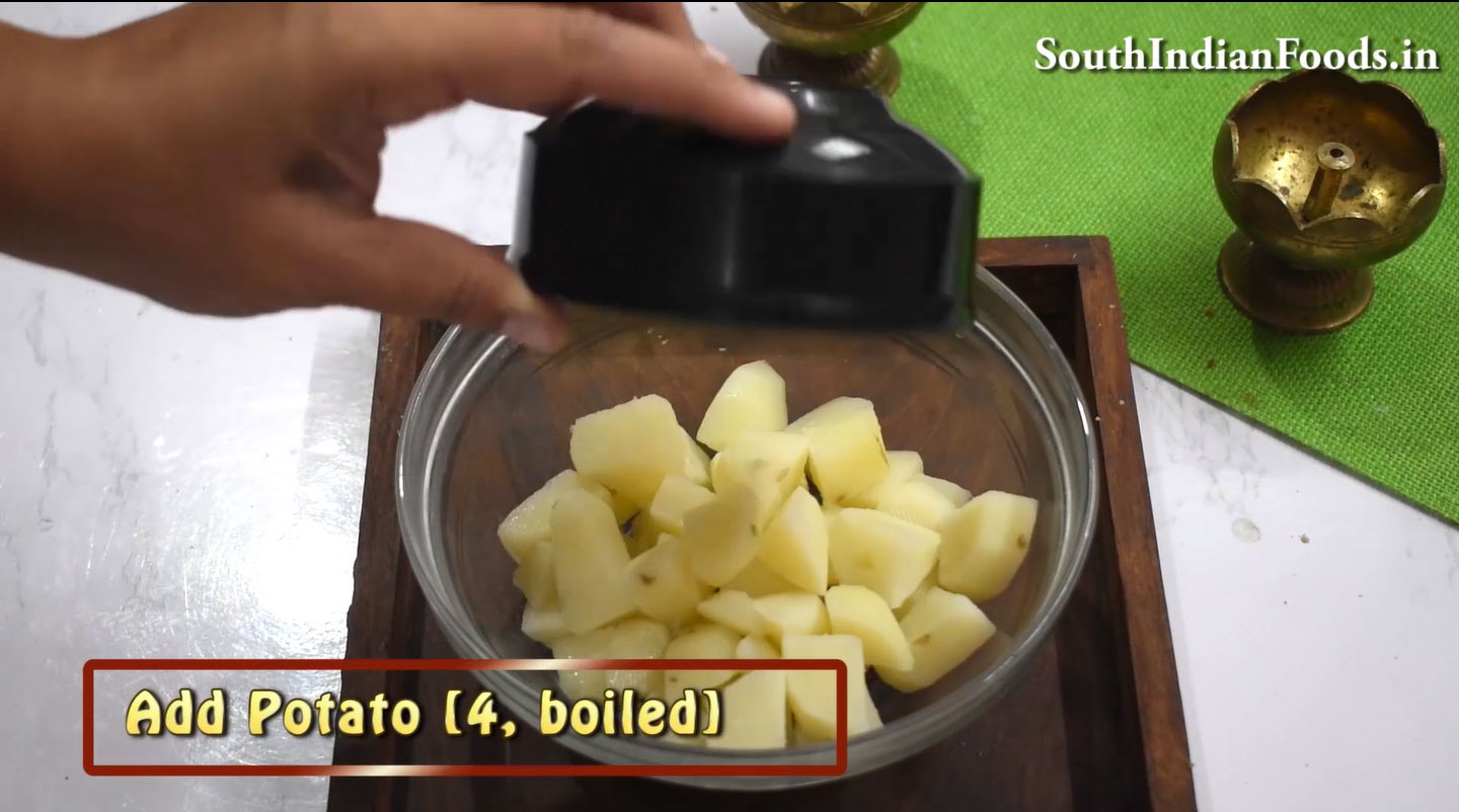 Crispy potato donut