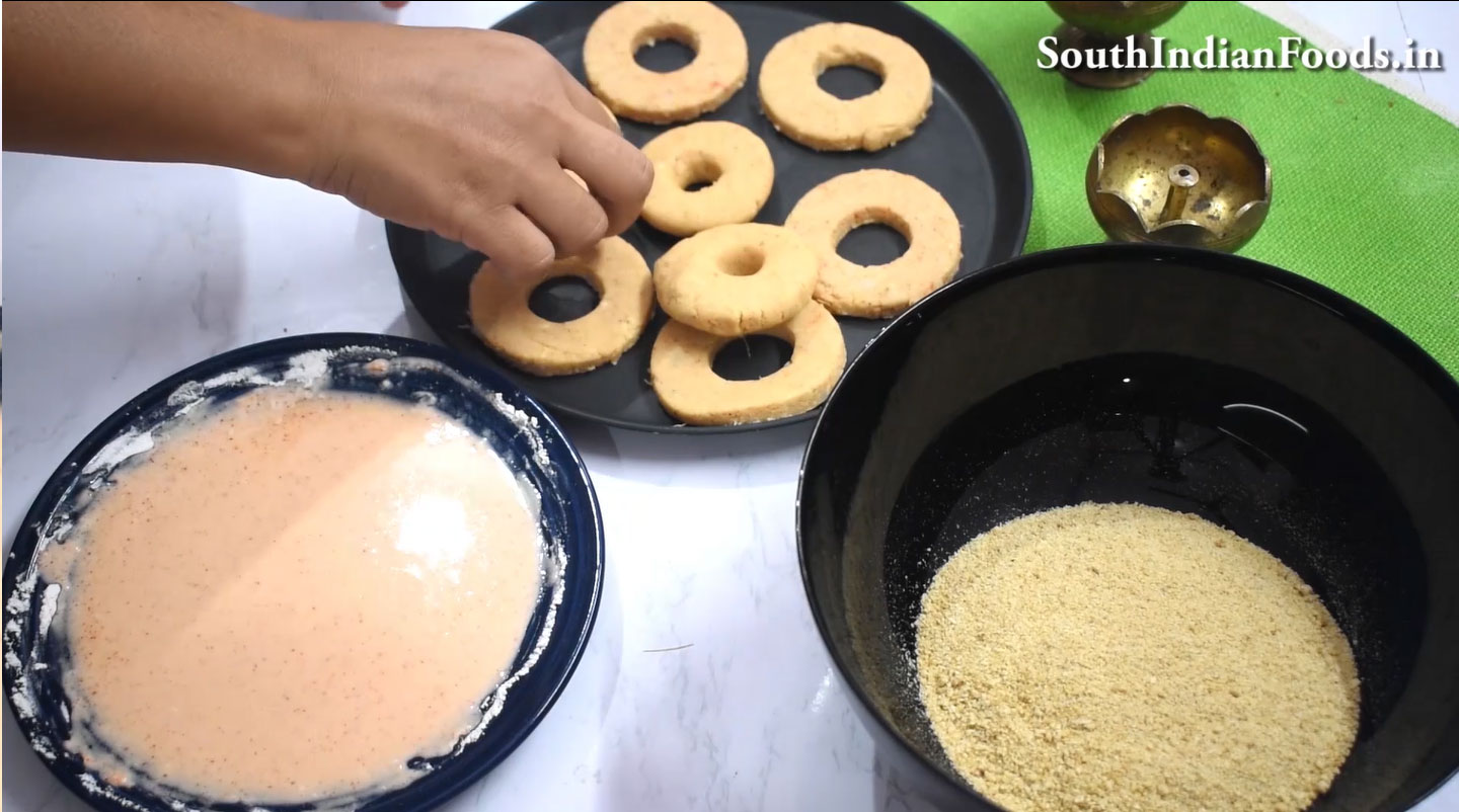 Crispy potato donut