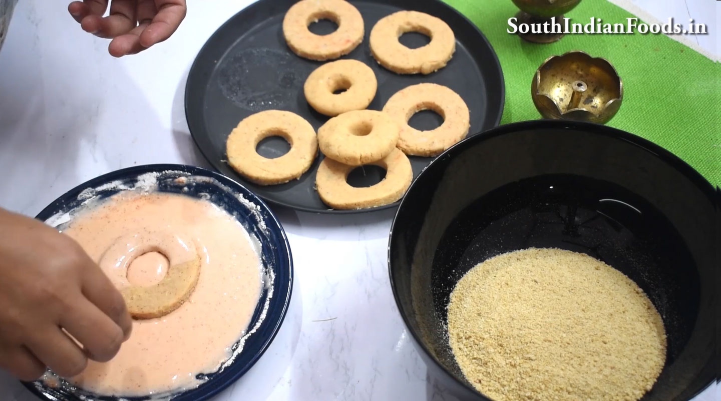 Crispy potato donut