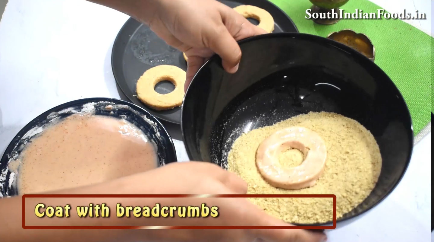 Crispy potato donut