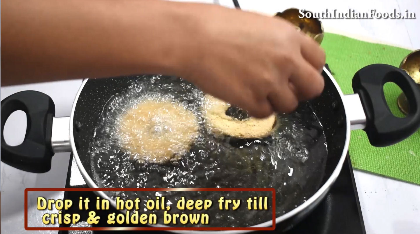 Crispy potato donut