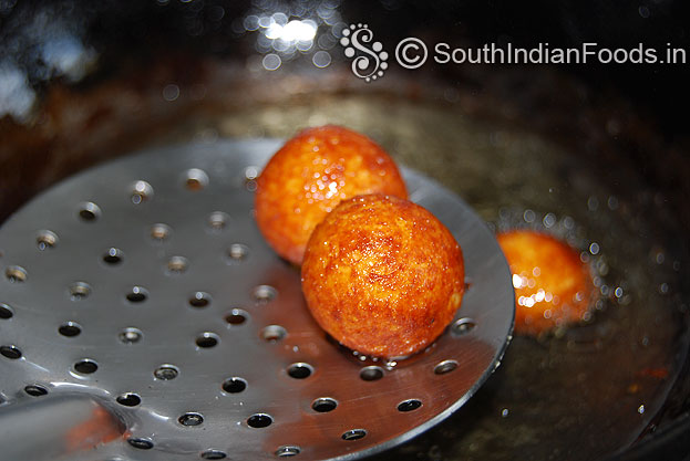 Perfectly fried now take it out
