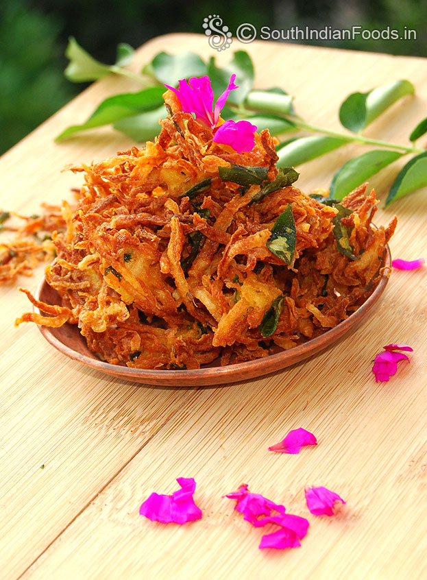 Potato thool pakoras