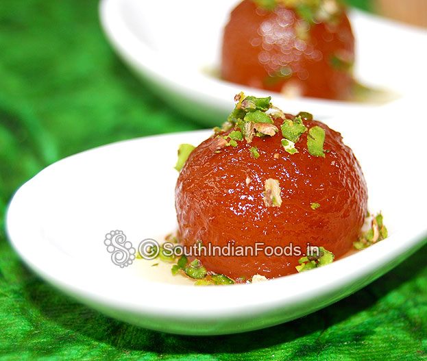 Potato paneer gulab jamun is ready to serve