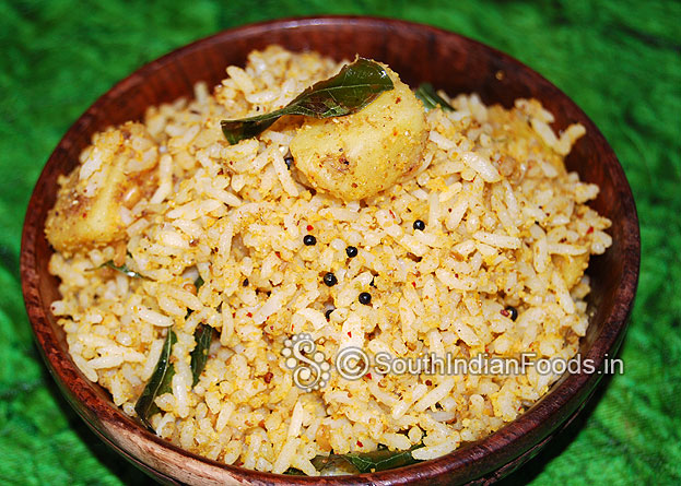 Urulai kizhangu sadam is ready & serve hot