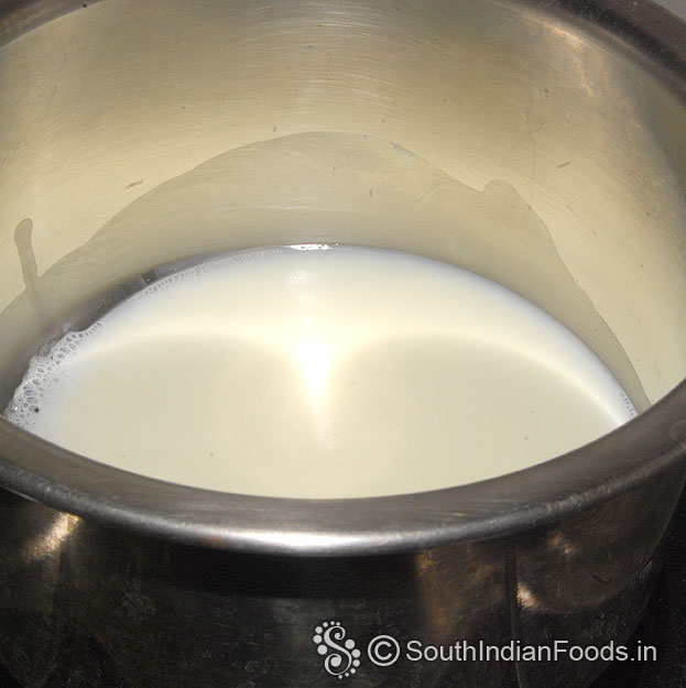 Boil milk