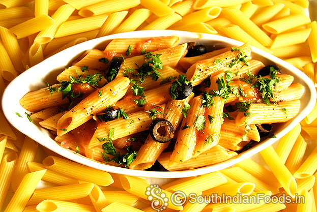 Pressure cooker pasta