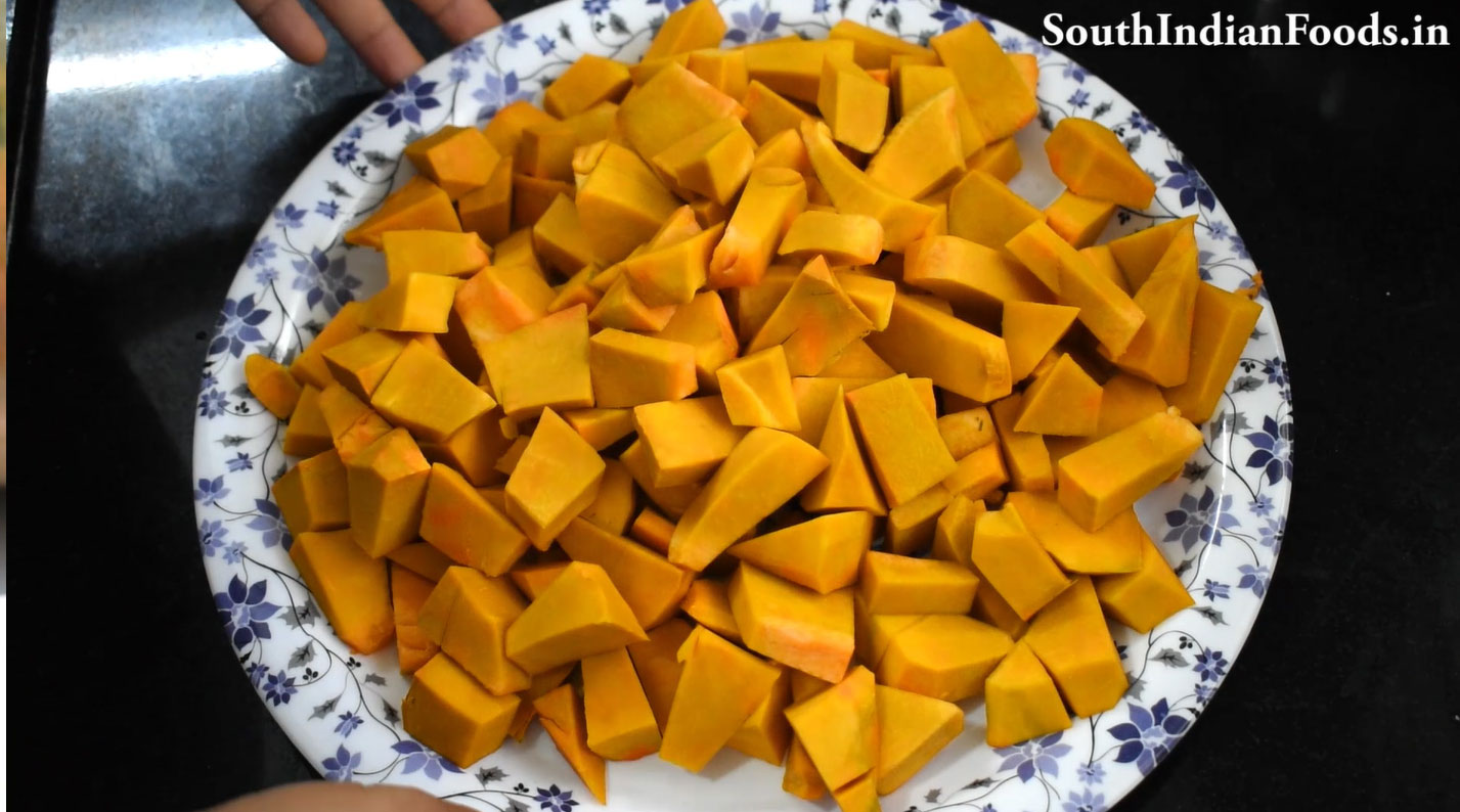 Pressure cooker pumpkin halwa