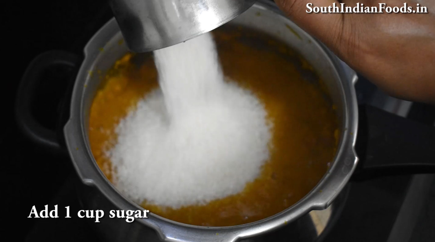 Pressure cooker pumpkin halwa