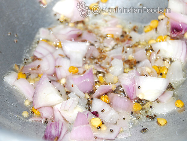 Add cumin & onion saute