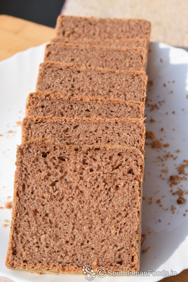 Homemade ragi bread