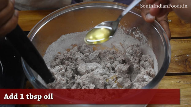 ragi idiyappam step 12