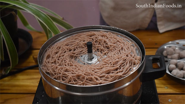 ragi idiyappam step 26