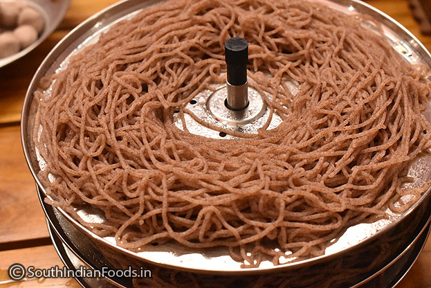 ragi idiyappam step 27