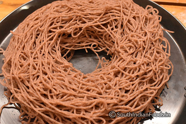 ragi idiyappam step 28