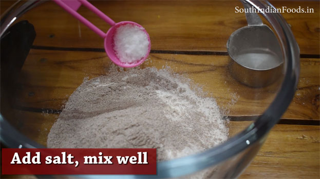 ragi idiyappam step 7