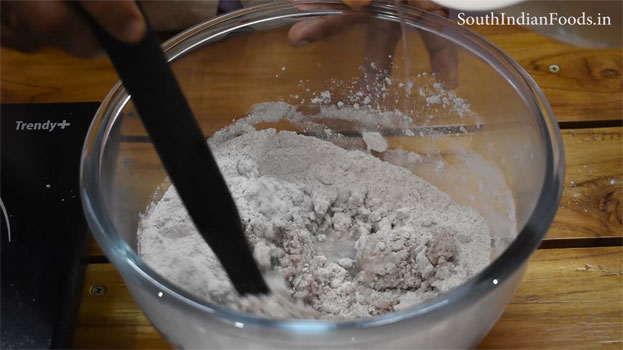 ragi idiyappam step 11