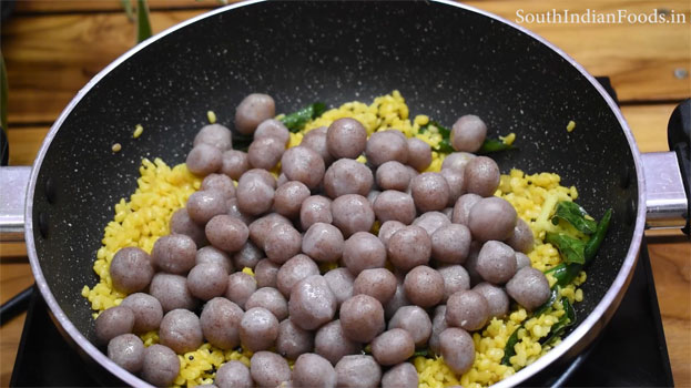 Ragi mani kolukattai recipe step 24