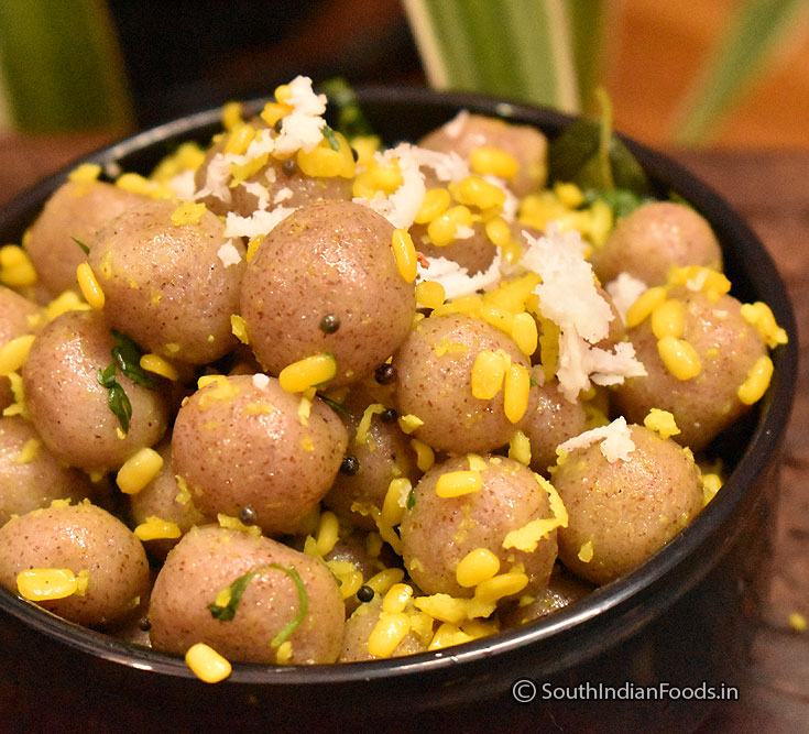 Ragi mani kolukattai recipe step 26