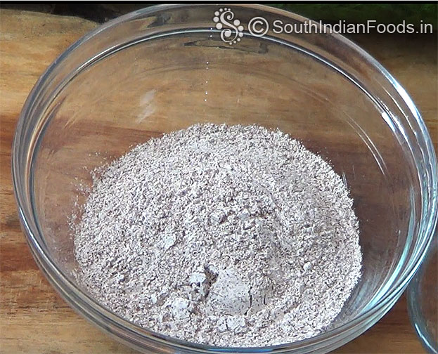 Add ragi flour
