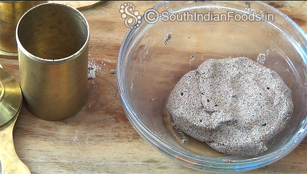 Ragi murukku dough is ready