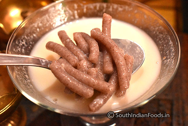 Ragi paal kolukattai  step19