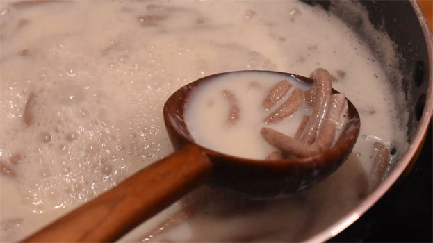 Ragi paal kolukattai  step18