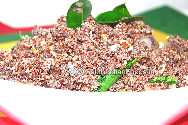Ragi pohe upma