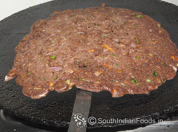 Delicious ragi roti ready