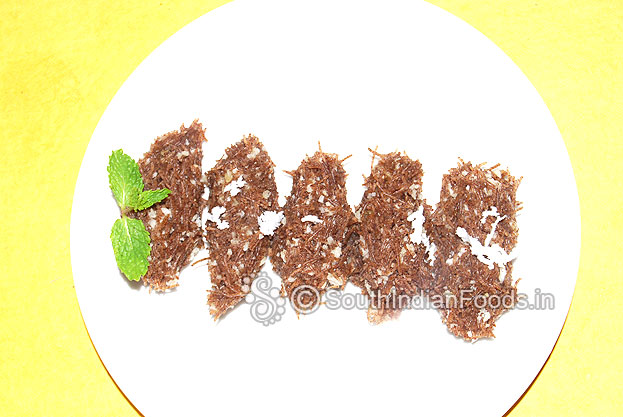 Ragi vermicelli sweet kozhukattai