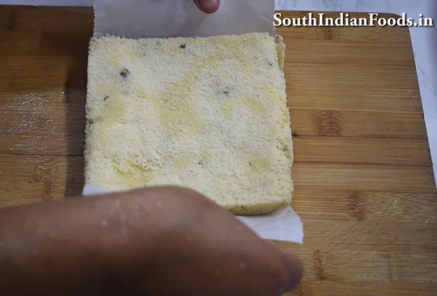 Instant Rava Burfi recipe step 19