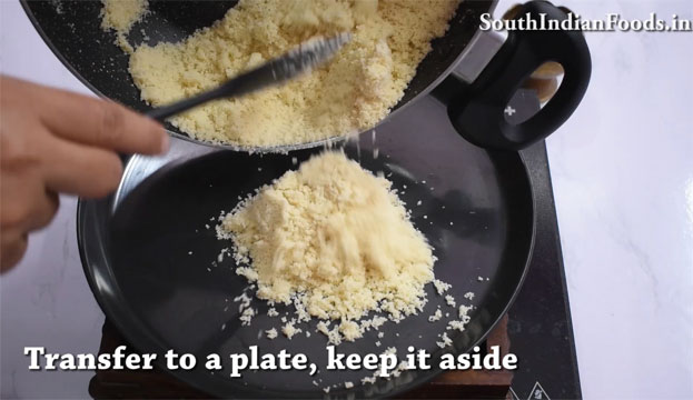 Instant Rava Burfi recipe step 5